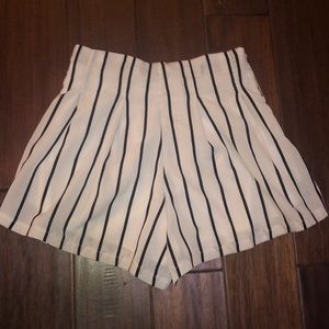 Striped summer shorts
